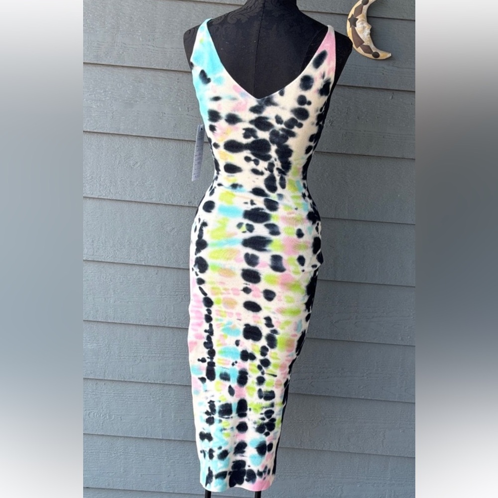 Hera Collection Tie-Dye Side Slit Dress